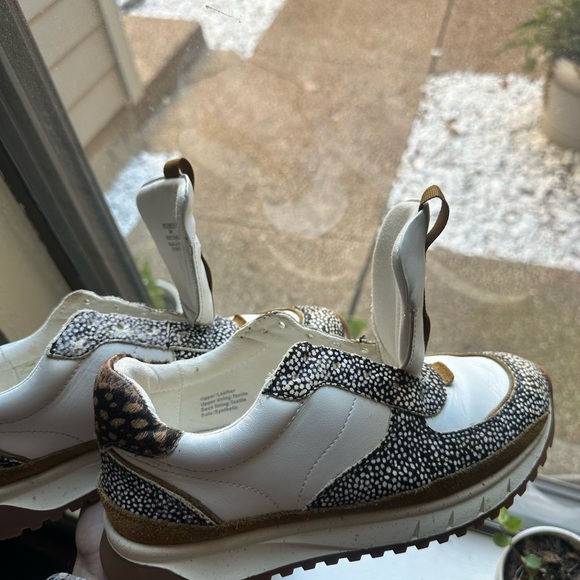 Madewell White and Brown Patterned Sneakers - Picture 6 of 8